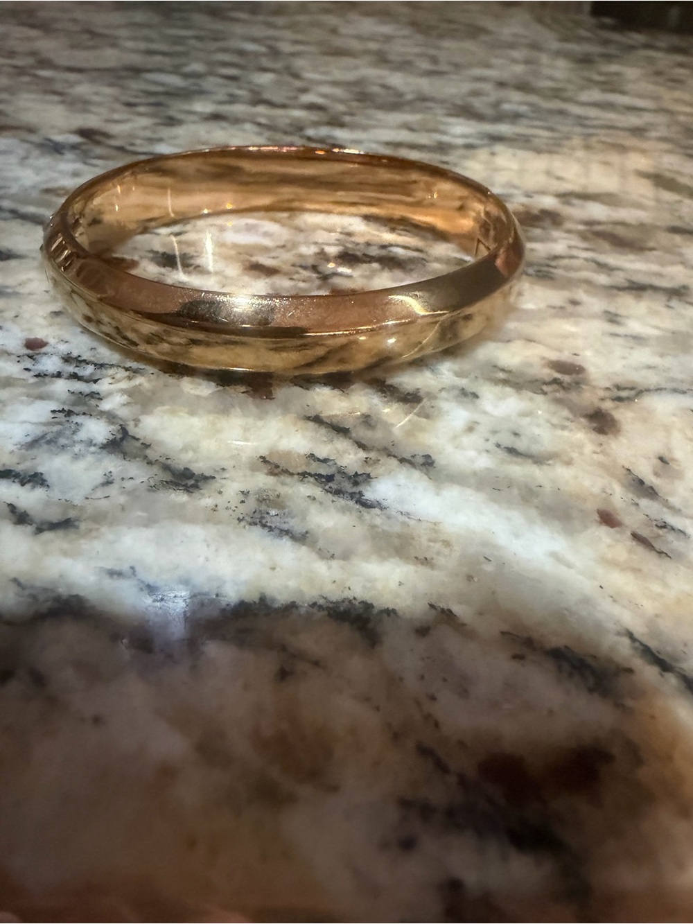 Michael Kors two sided rhinestone Rose Gold-Tone Pavé Bangle Bracelet - Picture 4 of 5